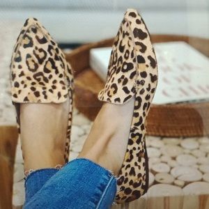 Steve Madden Leopard print calf hair shoe